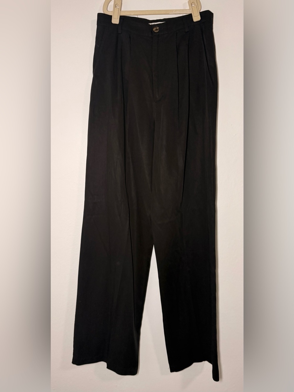 Reformation Cut Mid Rise Pants Business Dress Black Size 6